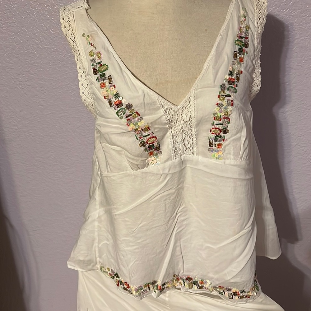 Top & Skirt Beaded & Sequins size 6